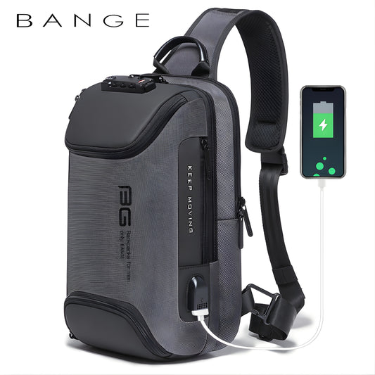 BANGE 7082 Waterproof Anti-Cut Sling Bag — front view