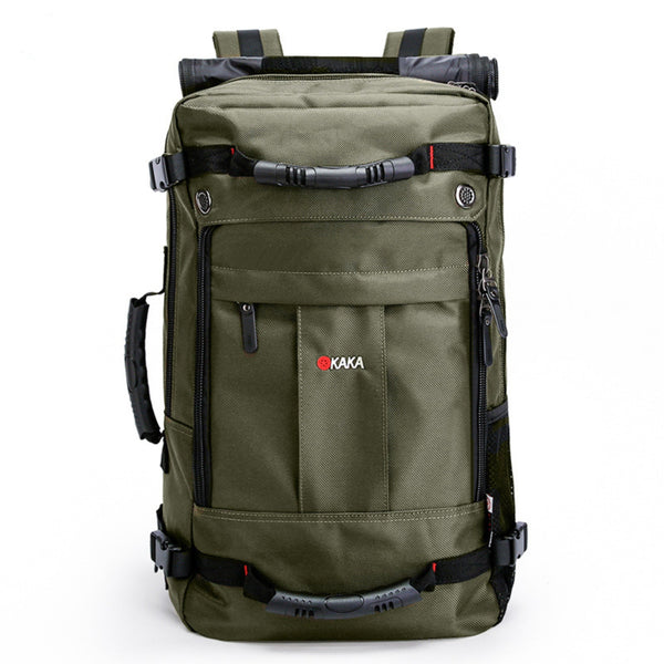 KAKA 2050 Waterproof Hiking Backpack – 36–56L Expandable Large Capacity 17 Inch Laptop Travel Backpack for Men