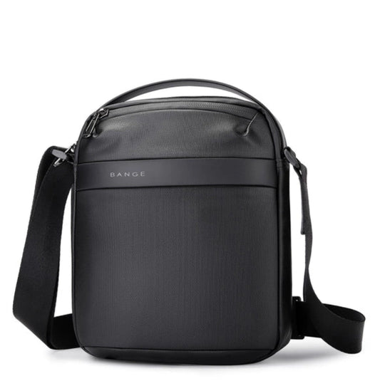 Front view of the BANGE BG-2876 anti-theft crossbody shoulder bag with minimalist design, adjustable strap, and subtle BANGE branding on a white background