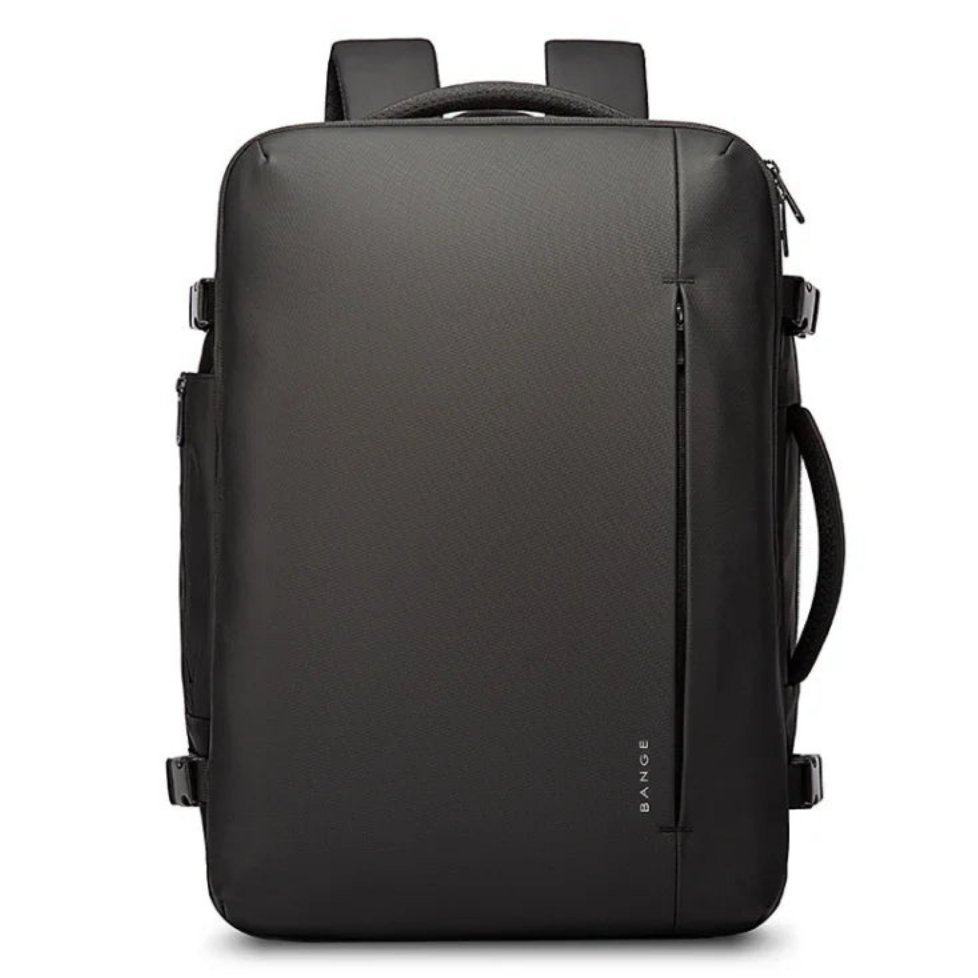 Bange 1909-8 waterproof laptop backpack — front view (AI enhanced, 4000x4000)