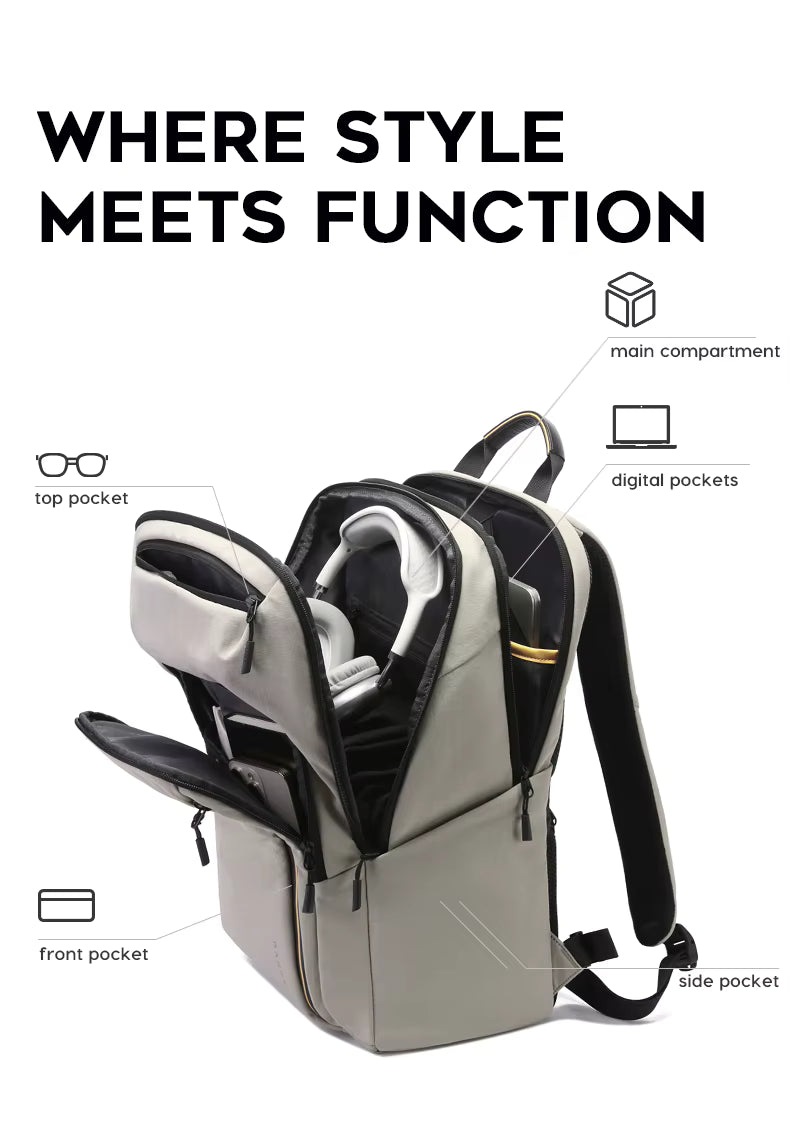 BANGE BG-7856 15.6" Sports Backpack — top view