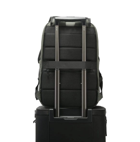 Rynex BANGE BG-3057 green back, ergonomic support and reinforced stitching, compact and reliable for daily use, school, or business travel