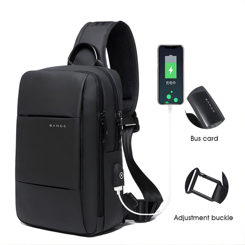 Bange Spica 77107 Anti-Theft Oxford Sling Bag
