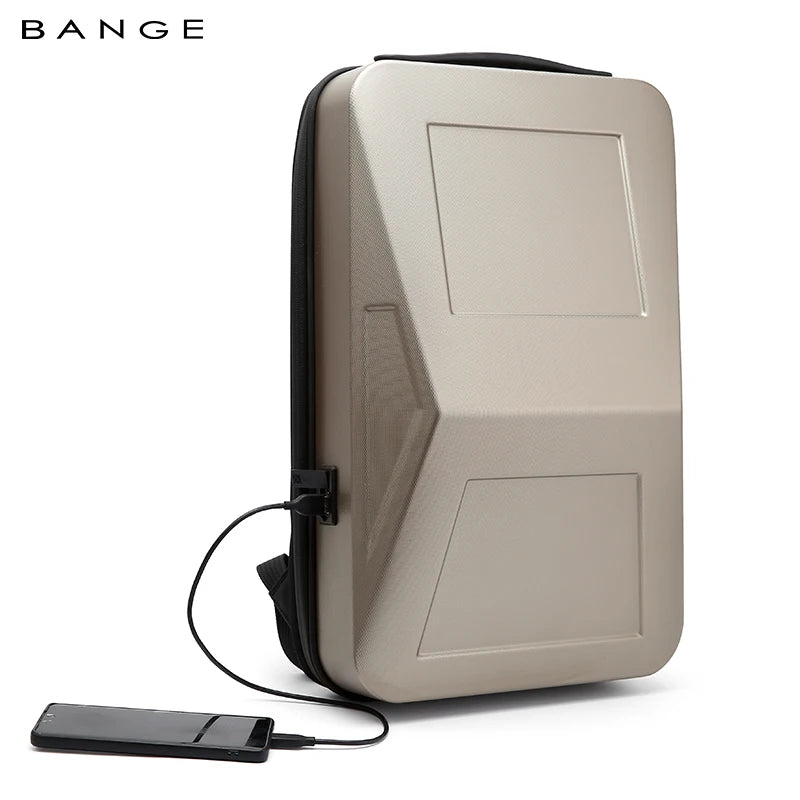 BANGE 2956 EVA backpack gold USB charging