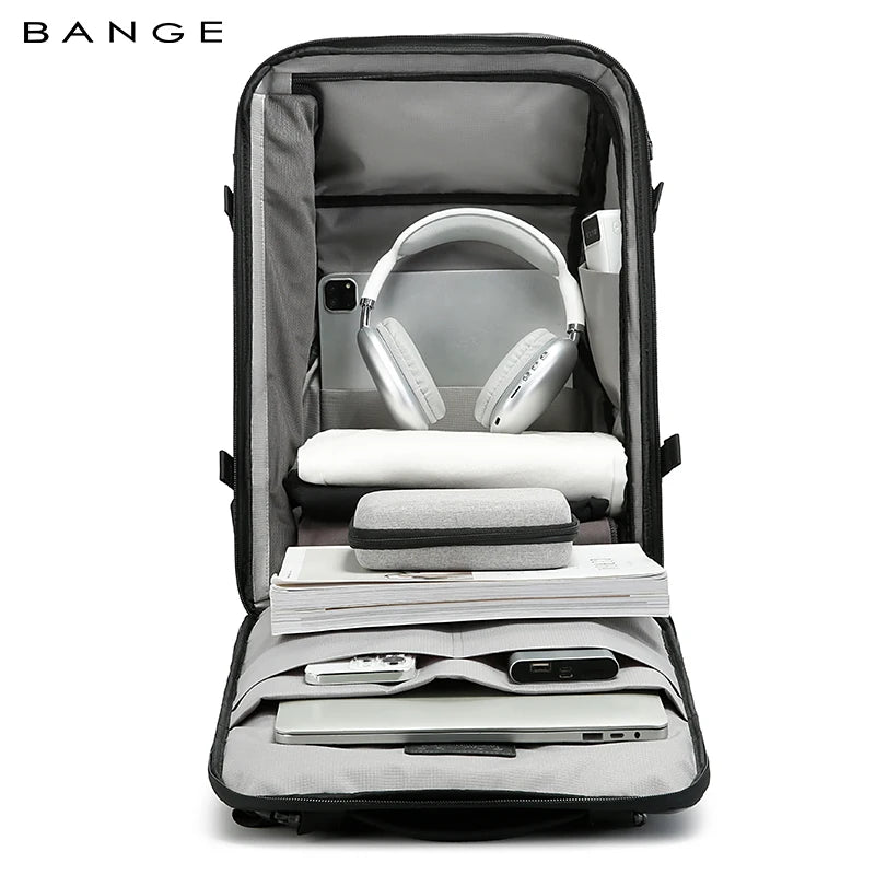 BANGE 17 inch backpack detail