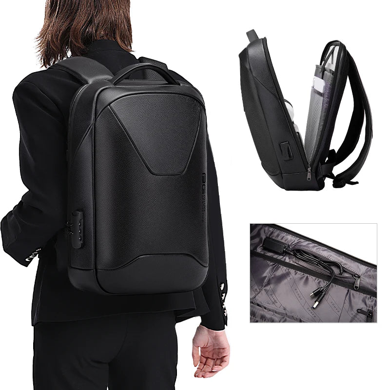 BANGE 6621 leather backpack