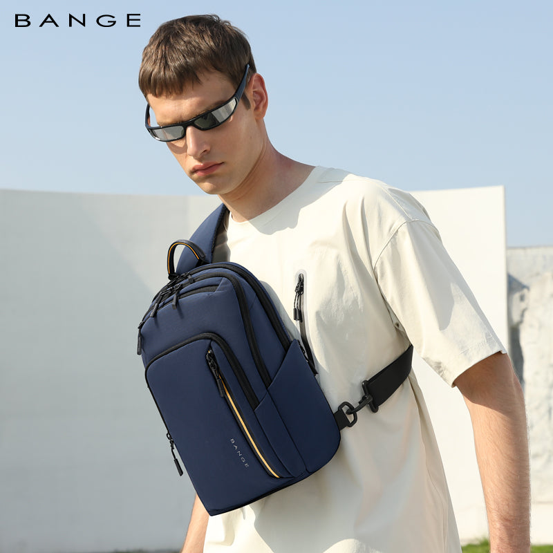 Bange 7868 sling bag rear panel and strap