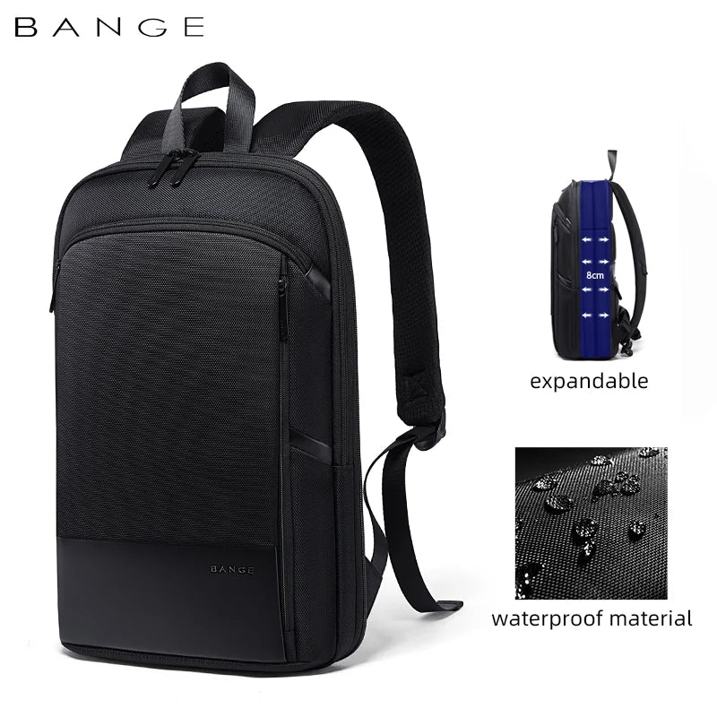 Ontra-BANGE BG-77115 close-up view, high-quality zippers and durable Oxford cloth, expandable, water-resistant and wear-resistant, designed for daily professional use