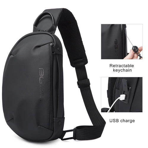 BANGE Slim Anti-Theft Chest Sling Bag