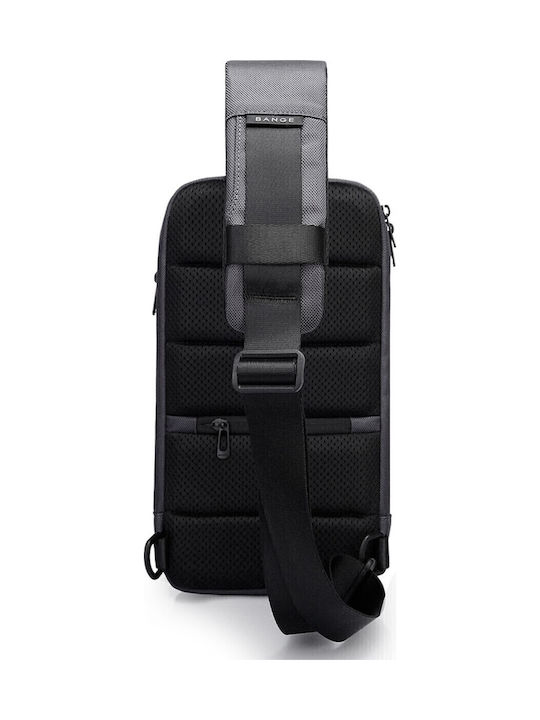 BANGE Zynova 7565 Model Sleek black backpack with padded back and adjustable strap.