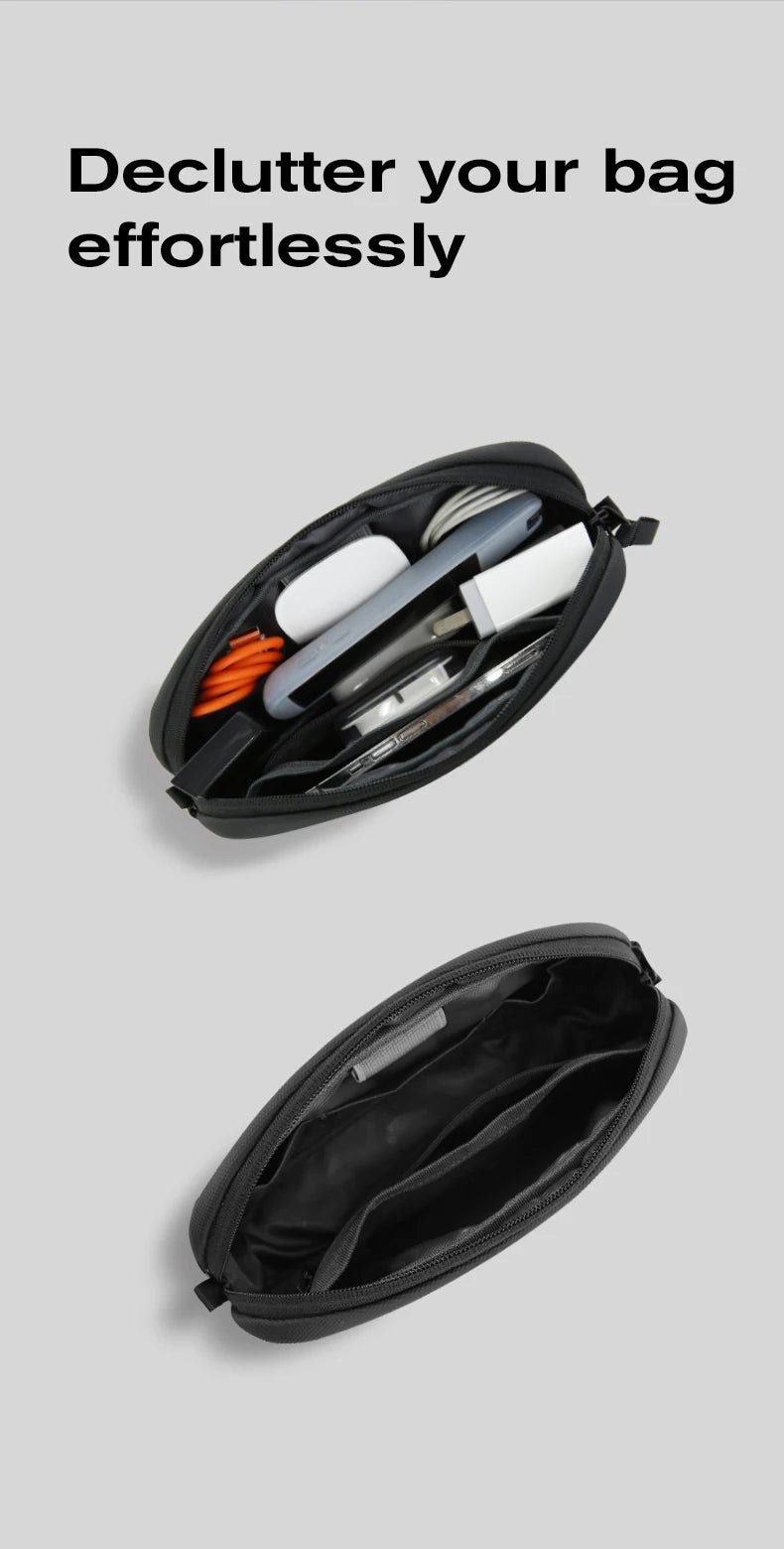 BANGE 3066 pouch open, showing the packed and empty compartments