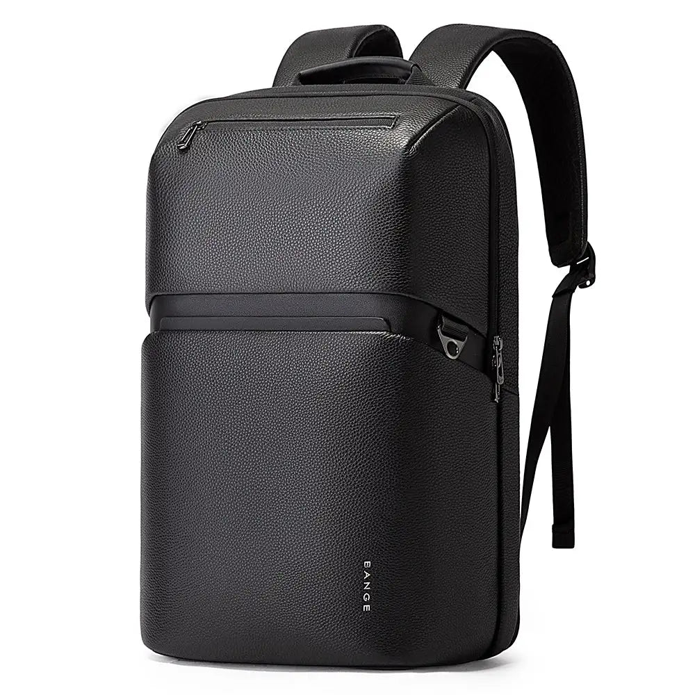 Bange nomado 6625 black leather backpack